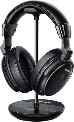 SIMOLIO Wireless TV Headphones for Seniors, 2.4G Transmitter, Clear Dialog