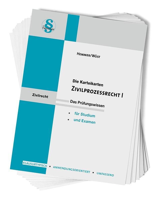 Karteikarten Zivilprozessrecht I Achim Wüst