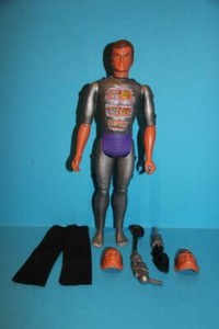 Six million Dollar man Doll figure MASKATRON 1976 enemy robot | eBay