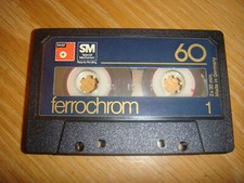 Rare BASF Ferrochrom 60 Blank CassetteTape Vintage Germany Special Mechanism