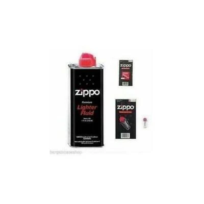 ZIPPO PETROL FUEL LIGHTER FLUID OR 6 FLINTS OR 1 WICK - GENUINE PRODUCTS OPTIONS