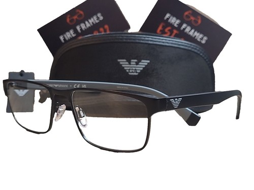 Emporio Armani EA3165 Eyeglasses Havana Rectangular NEW Emporio Armani EA3165 5089 Mens Havana Rectangle  main image 2