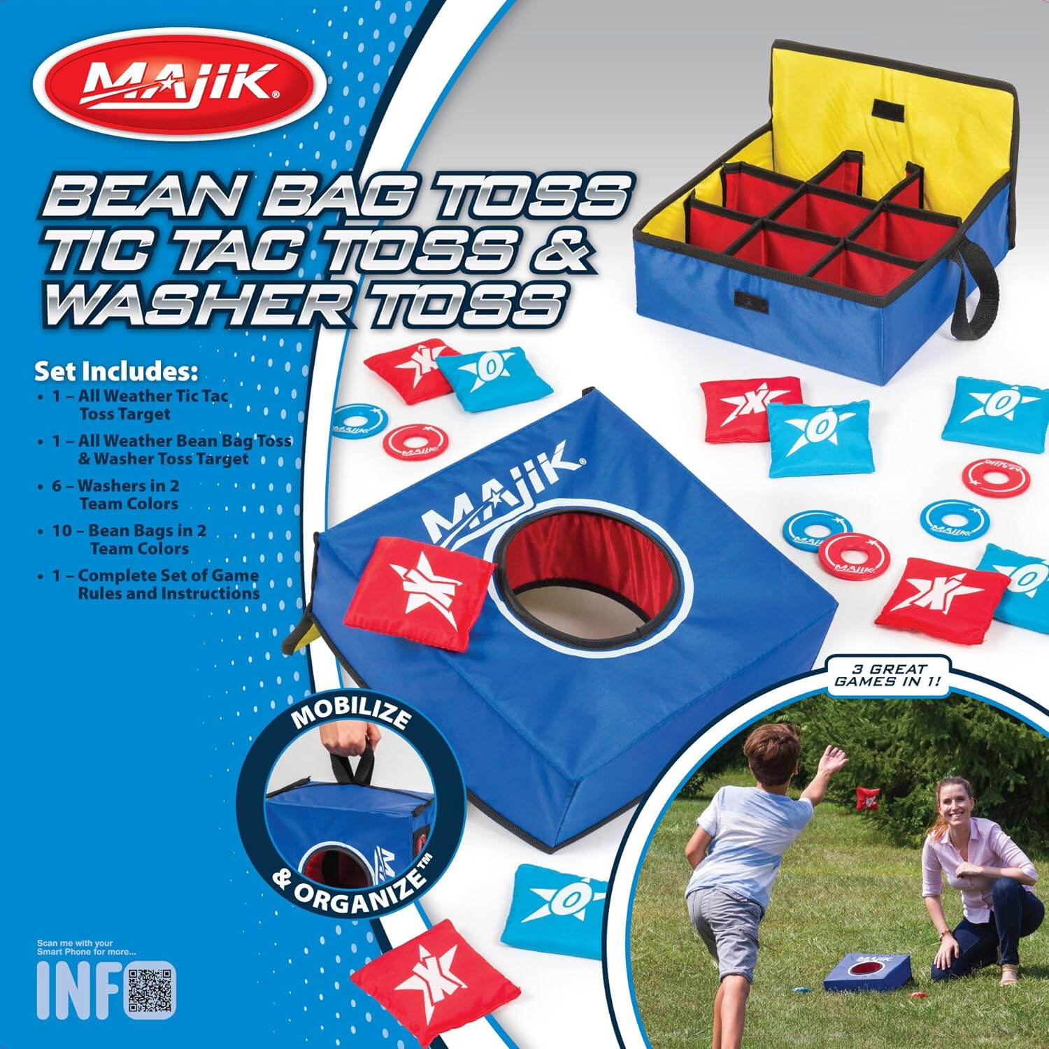 Majik bean bag toss tic tac toss & washer toss eBay