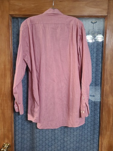 Brooks Brothers Shirt Mens 16.5 32/33 LS Button Up Red Check Stretch EUC - Picture 7 of 8