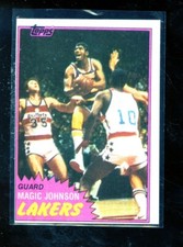 1981-82 TOPPS #21 MAGIC JOHNSON LAKERS MINT (OC) E023023