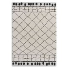 Hochflorteppich Schöner Wohnen Winsome Raute Grafisch weiß Teppich