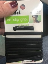 No Slip Elastic Hair Bands Black Pony Tail Holders All Day Hold