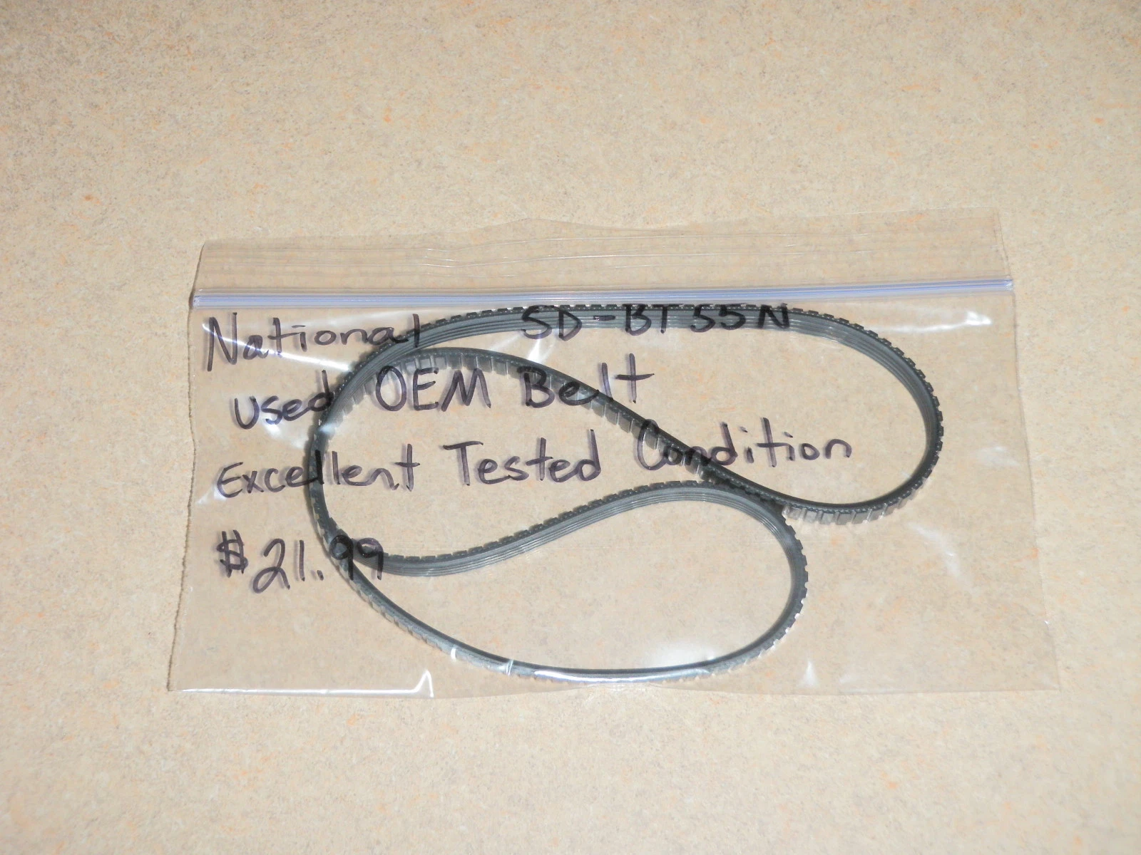 National Bread Maker Machine Belt Model SD-BT55N OEM TESTED