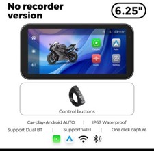Schermo 6,25'' Navigatore KIT MOTO AndroidAuto APPLECarPlay Wireless TouchGPS+BT