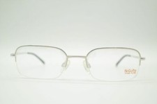 Vintage Nigura N5110 Silver Half-Frame Glasses Eyeglass Frame NOS