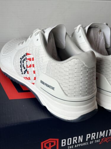 Born Primitive Savage 1 Herren Gr. 15 sportlich Laufen weiß Crossfit Sneaker Schuh - Bild 7 von 12