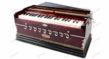 Original BINA 9 Stopper 3.5 Octaves Multifold Bellow 42 Keys Two Reeds Harmonium