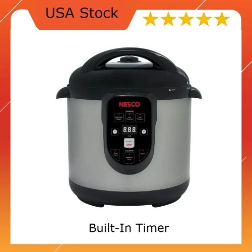 NESCO® 9.5 Qt. Electric Smart Pressure Cooker and Canner - Bild 1 von 5
