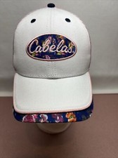 Cabelas Hat Cap Snap Back Youth Girls Floral Pink Mesh Trucker Hat Adjustable