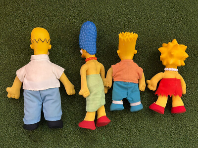 Vintage 1990 the Simpsons Homer Marge Bart Maggie Burger King