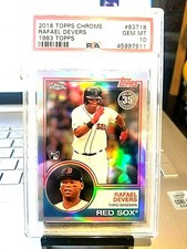2018 RAFAEL DEVERS TOPPS CHROME 