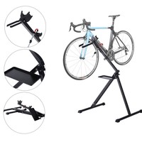 Homcom Folding Bike Cycle Bicycle Repair Stand Adjustable Maintenance Work Stand Homcom Folding Bike Cycle Bicycle Repair Stand Adjustable Maintenance Work Stand
