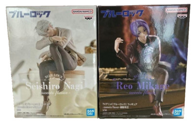BANPRESTO Blue Lock Figur Süßigkeiten Geschmack Seishiro Nagi Reo Mikage 2er ...