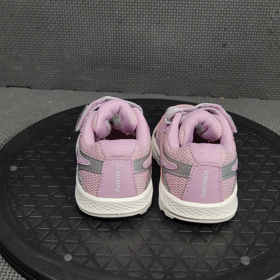 Saucony Ride 10 Jr Zapatos Niños Pequeños Talla 6 Rosa Blanco Gancho y Lazo Tenis Foto 4 de 4