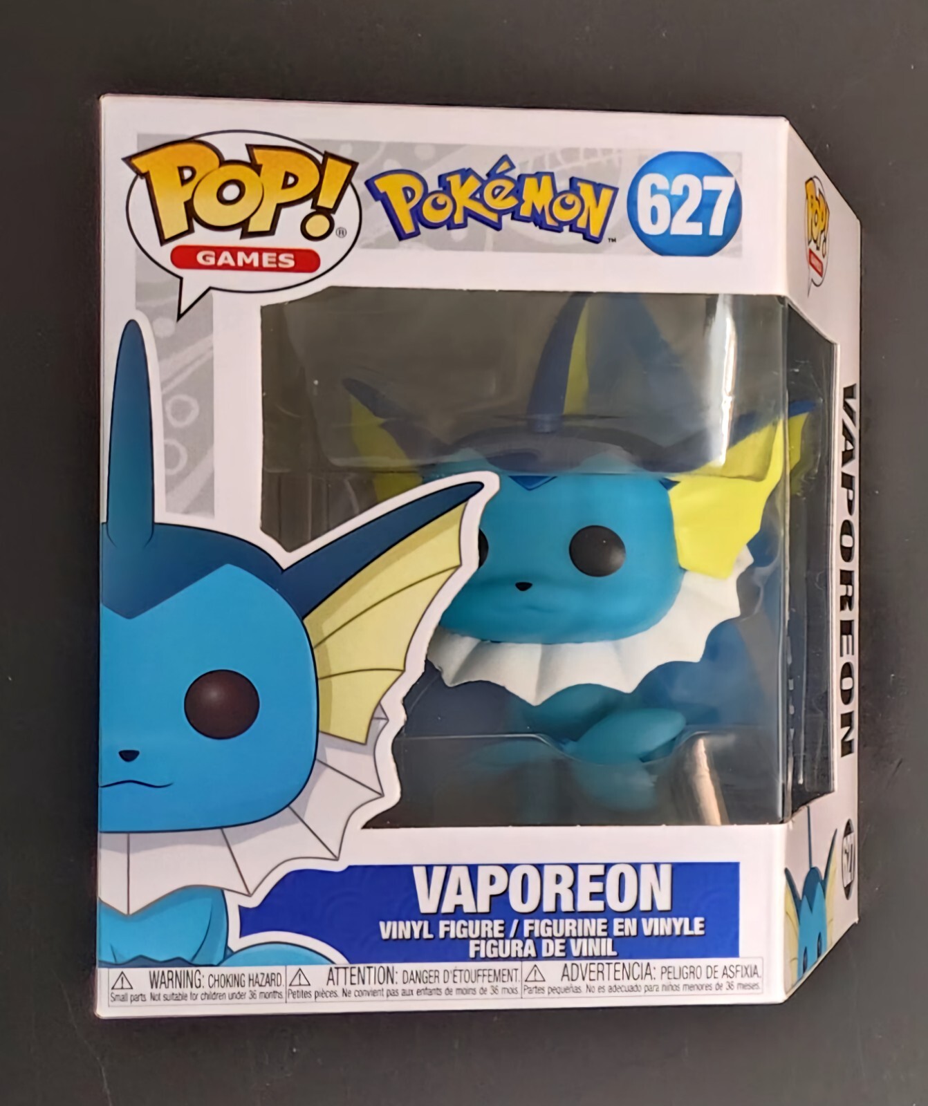 Funko Pop! Games Vinyl: Pokémon - Vaporeon #627 Toy Figure Kids Pokemon