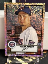 2021 Topps Chrome Platinum Anniversary Kenta Maeda Rose Gold Mini Diamonds /75