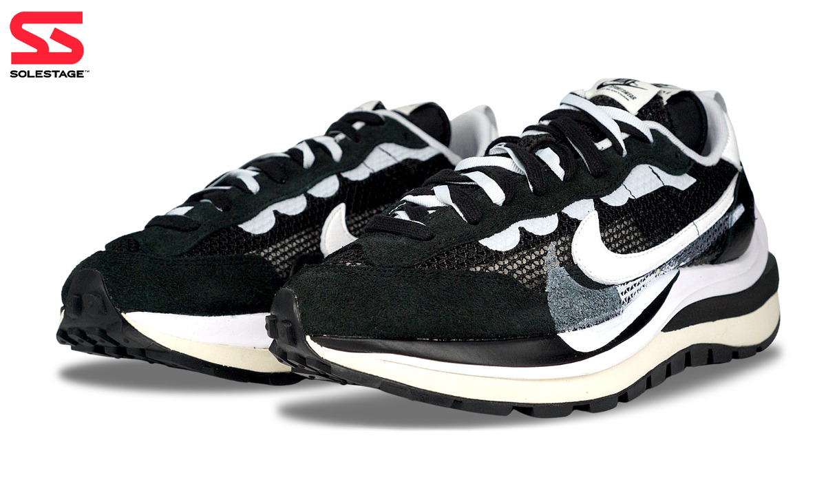 Nike Vaporwaffle x Sacai Black White (CV1363-001) Men's Size 11-12