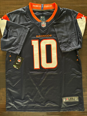 BO NIX #10 DENVER BRONCOS BLUE Men's On Field Jersey Size XL - NWT