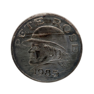 1985 Pete Rose All Time Major League Hit Leader 4192 1 Troy Oz 999