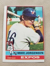 Mike Jorgensen    Montreal Expos   1ST Base    Topps    1976