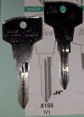IVECO X155, IV1 Vintage Key Blank.