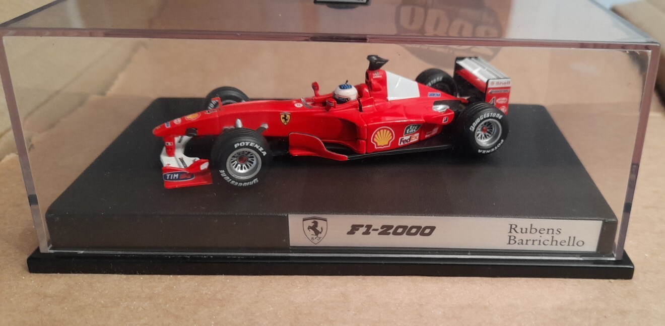 Hotwheels 1/43 Scale  F1 Ferrari F1-2000 - Rubens Barrichello