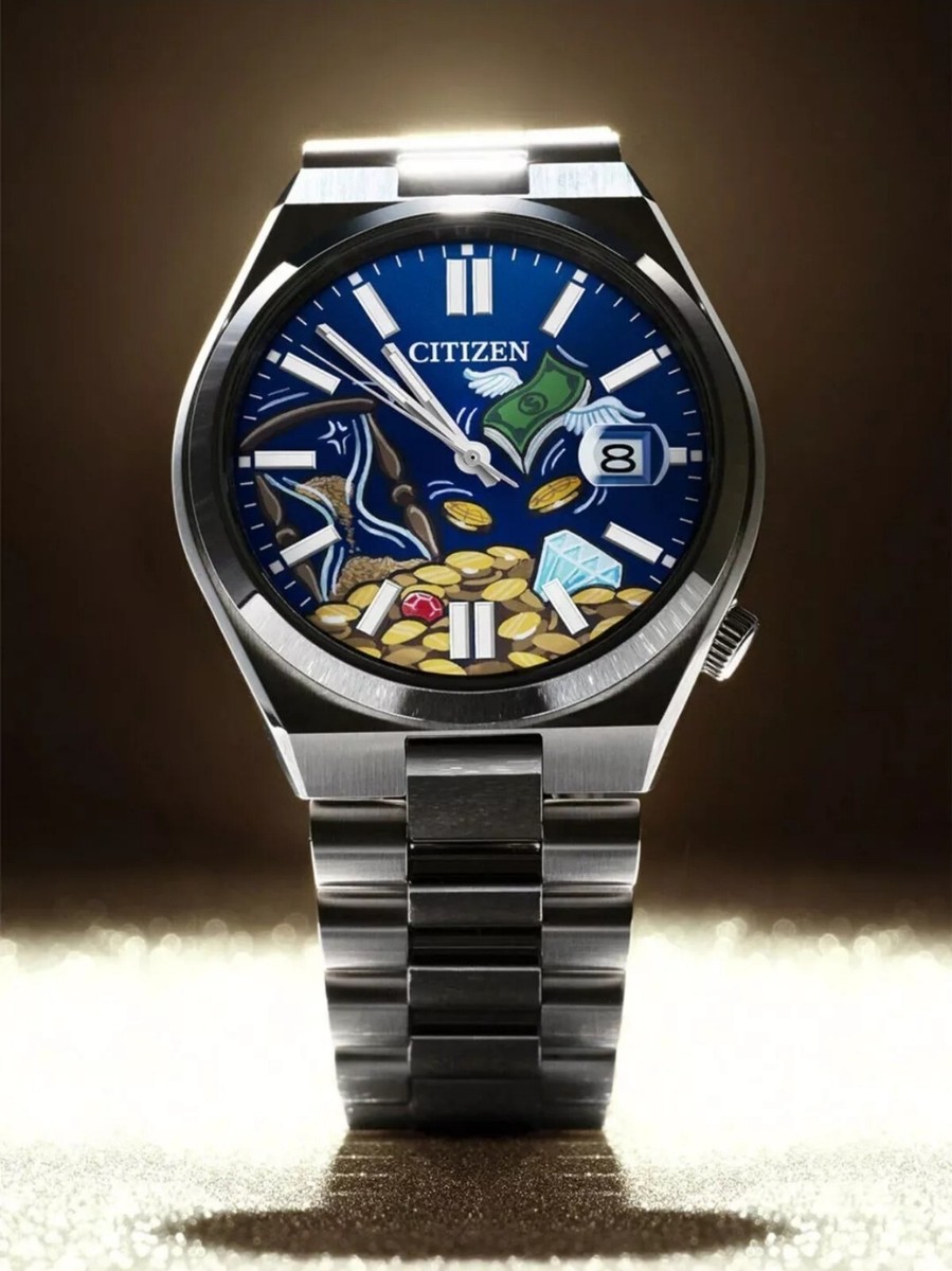 時計 Clock Cleaners Limited Edition Watch LIMITED EDITION IFL Citizen TIME IS MONEY Concept Watch (NJ0150