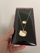 Sanrio Hello Kitty Jewelry Set : Necklace and Ring - great gift 