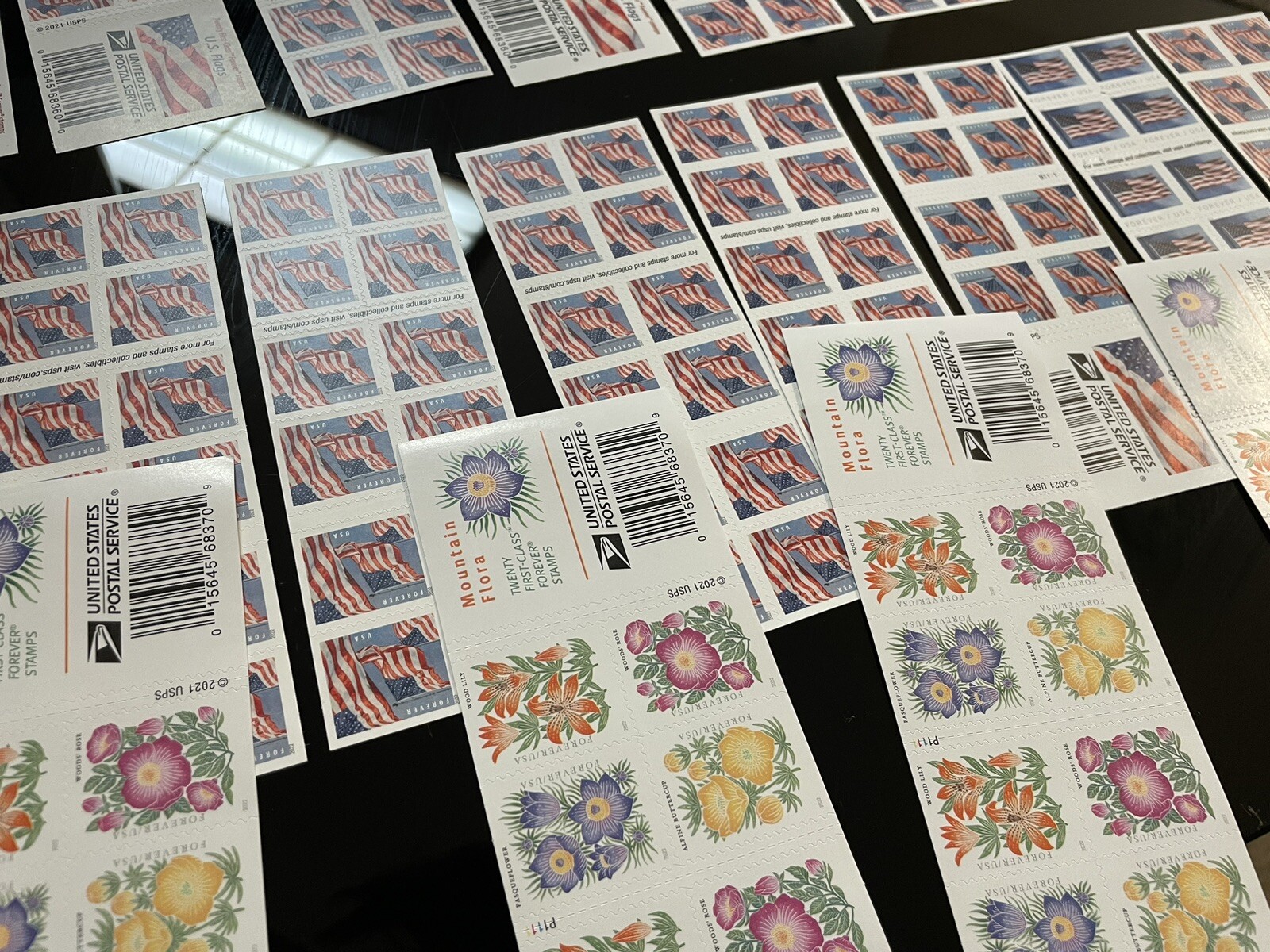 Total 920 USPS FirstClass Forever Postal Stamps Books of Stamps