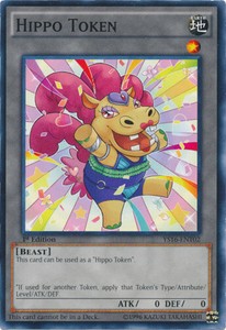 Hippo Token - YS16-ENT02 - Common - 1st Edition x3 - Near Mint