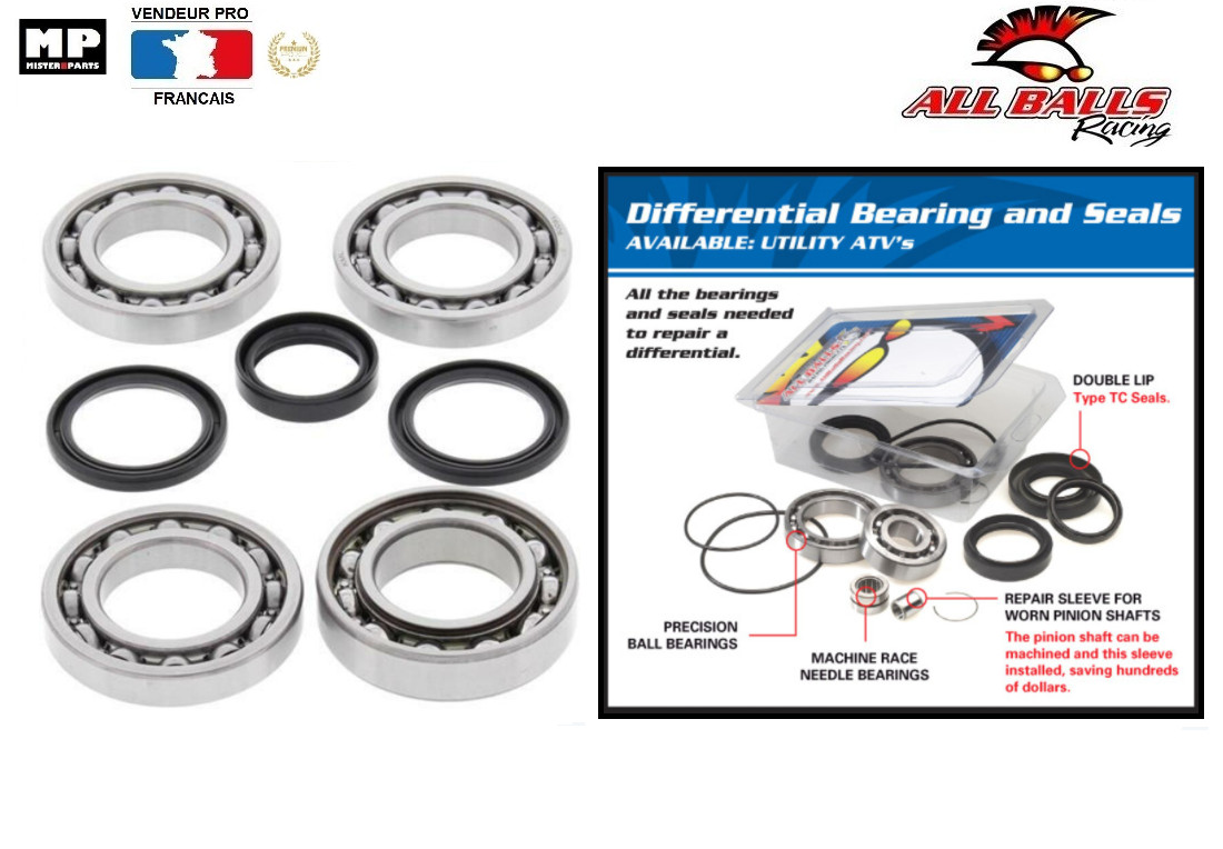 Kit roulement différentiel Polaris Sportsman pour vos randonnées et franchissements 25-2076
