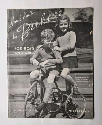Hand Knits By Berkshire No. 117 Magazine 1940 Patons & Baldwins 