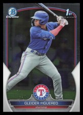 2023 Bowman #BCP-59 Gleider Figuereo Texas Rangers Chrome Prospects