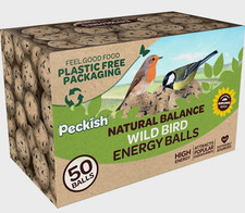 Peckish 50 x Extra Goodness Energy Fat Balls for Wild Birds