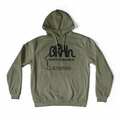 Brain Records Hoodie - Krautrock Neu! Cluster Guru Guru T-Shirt