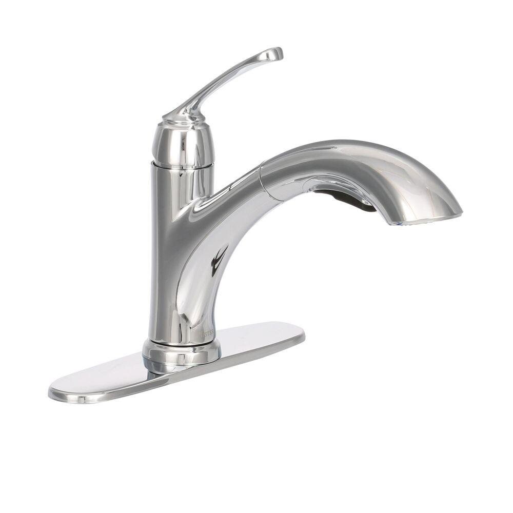 Pfister Cantara F-534-7CRC 1-Handle Pull-Out Kitchen Faucet - Polished Chrome