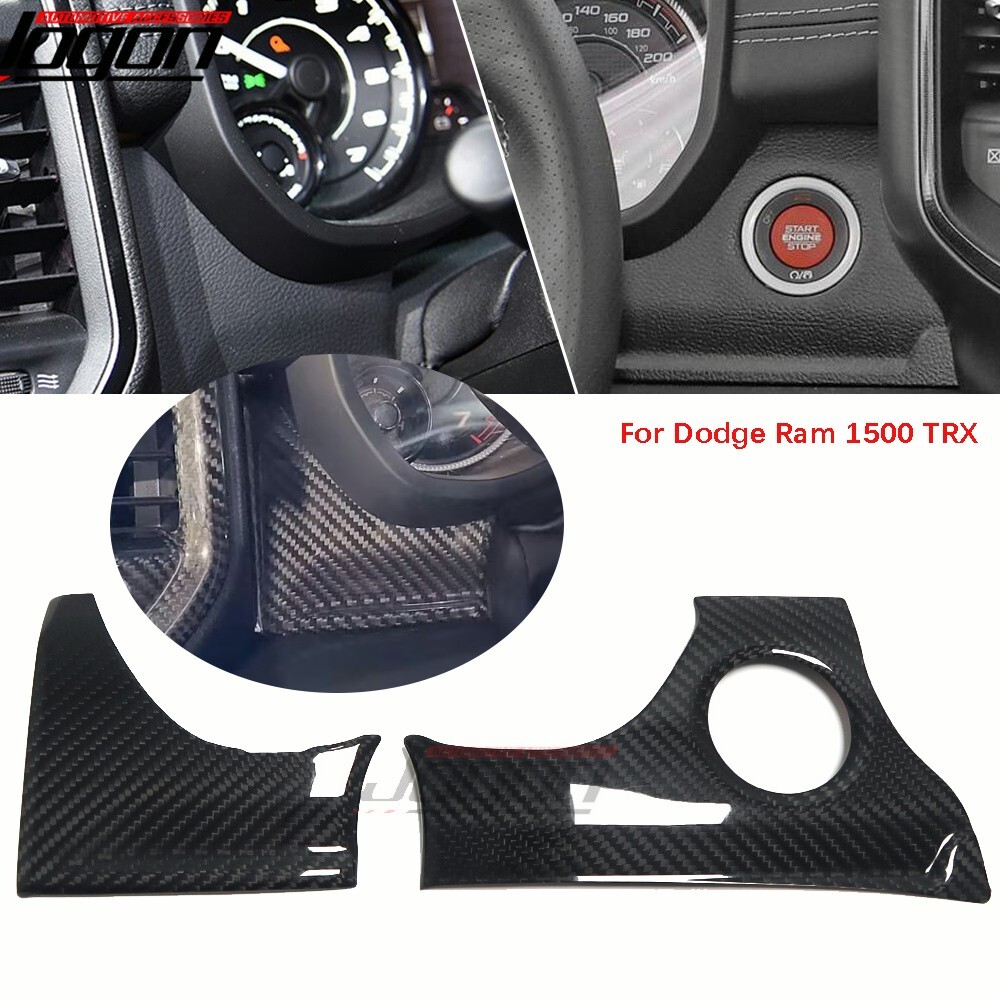 Carbon Drive Side Dashboard Panel Kit For Ram 1500 TRX Limited Pickup 2019-2023