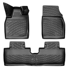 Floor Mats Liner Fits Ford Mustang Mach-E 2021-2024 Waterproof 3D Molded Black
