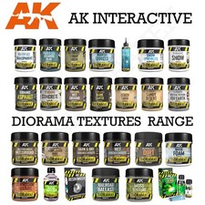 AK Interactive Diorama Effects Full Range Earth Water Nature Textures Resins  