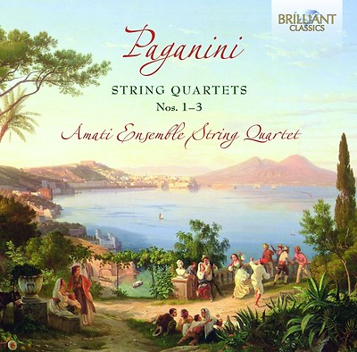 AMATI ENSEMBLE STRING QUARTET - PAGANINI: STREICHQUARTETTE 1-3  CD NEU