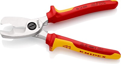 Knipex 200 mm 8'' vollisoliert VDE Kabelschneider Scherzange 95 16 200