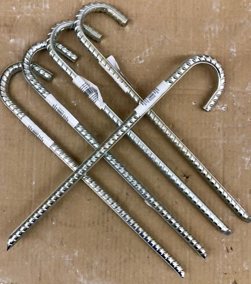 XL Erdspieß BW Zelt Heringe Bodenanker 38cm Erdanker Zeltheringe Hering lang