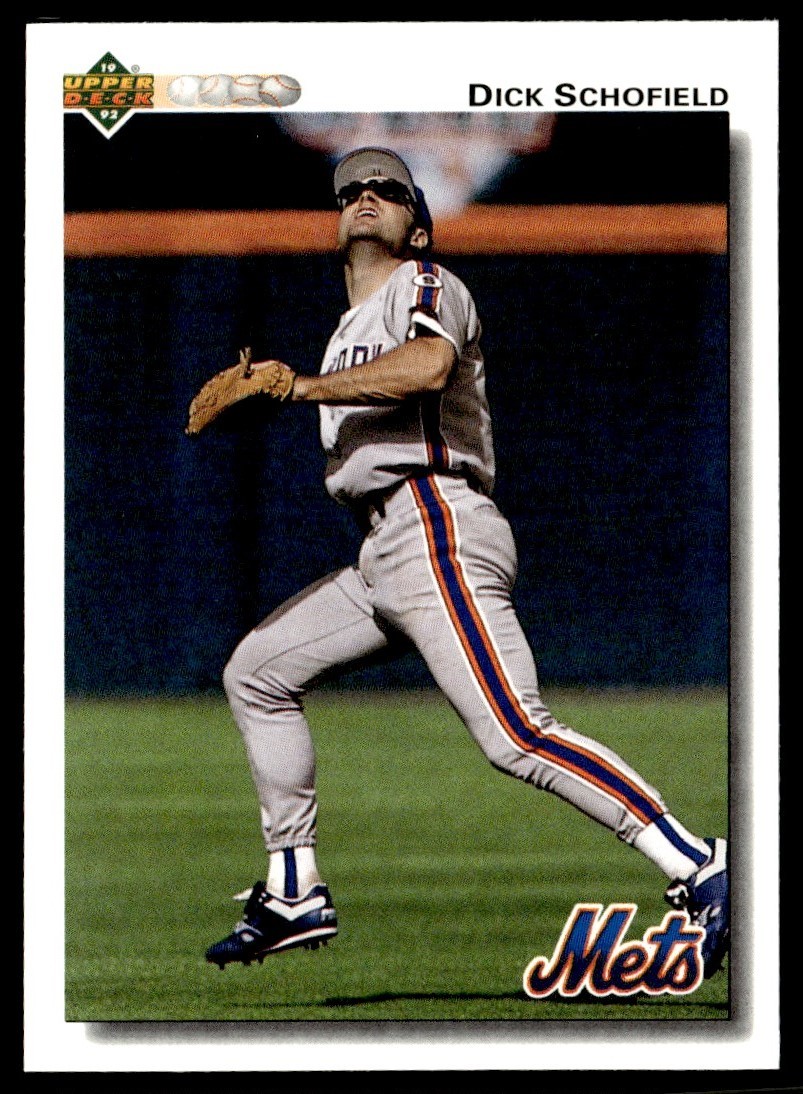 1992 Upper Deck Dick Schofield New York Mets #791