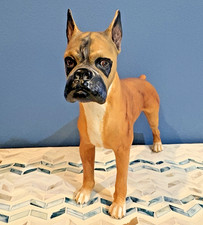 GOEBEL Germany Made, statue boxeur chien résine - 8,5'' - (occasion, excellent)