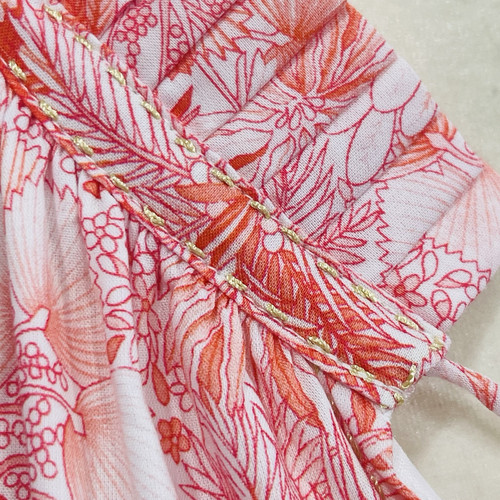 Tommy Bahama Petit Palma Ballon Sleeve Short Dress Paradise Pink Extra Small NWT - Picture 15 of 16
